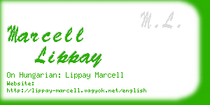 marcell lippay business card